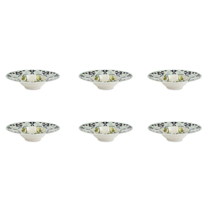 Ensemble de 6 assiettes à pâtes en céramique multicolores Excelsa Amalfi, 28,5 cm, modèle 68577, fabriqué en Roumanie - Product Image 4