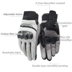 Guantes CNGDY Outdoor Pro: Dedo completo Spanfex que absorbe el sudor y agarre duradero Trail/Motocross - Product Image 6