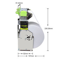 Cashino KP-300V Vertical 80mm auto servicio kiosco térmica impresora para la banca máquinas y distribuidores de efectivo