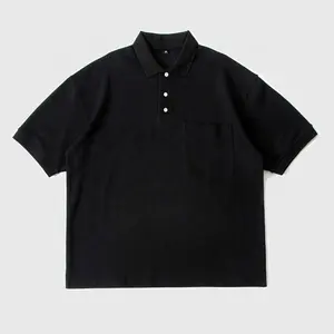 JL1114C изготовленная на заказ Хлопковая мужская рубашка-поло большого размера с карманами и короткими рукавами вышивка логотипом рубашки-поло с нагрудным карманом