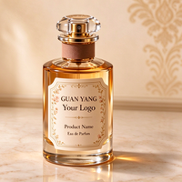 Autocollants de luxe pour flacons de parfum, dorés et gaufrés, imprimés sur mesure, étiquettes imperméables pour emballages de parfum