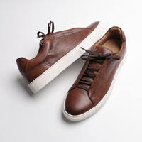 Chaussures de marche décontractées pour hommes en cuir véritable de qualité supérieure OEM pour le quotidien Baskets Lifestyle Chaussures de skateboard