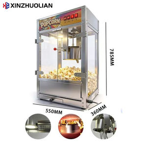 آلة فشار كهربائية احترافية عالية الجودة من الفولاذ المقاوم للصدأ للاستخدام الصناعي والتجاري سهلة التنظيف لصنع الفشار بالكراميل - Product Image 4