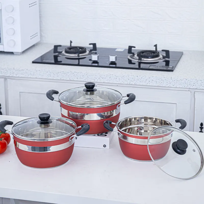 Professional-grade Cookware Set Superior Cooking Pots Sets Stylish Kitchen Wares for Kitchen chefs