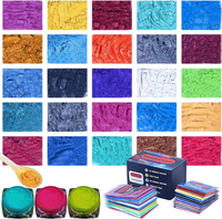SANKIN arc-en-ciel holographique poudre de paillettes artisanat fin résine époxy ongles attrayant Laser poudre de paillettes résine époxy colle polymère