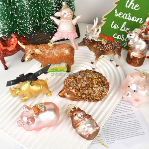 Ornements de Noël en verre faits à la main de luxe de haute qualité avec logo personnalisé RST - Respectueux de l'environnement - Multicolores - Taille personnalisée - Livraison rapide - Product Image 1