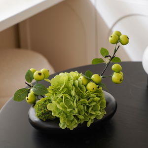 Centrotavola <span class=keywords><strong>in</strong></span> Ceramica Artigianale di Alta Qualità con Erba della Pampa Artificiale Moderna per Laurea, Festa della Mamma, Pasqua, Capodanno - Product Image 3