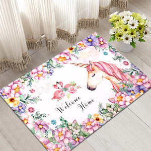 Tapis de pied antidérapant, avec support <span class=keywords><strong>en</strong></span> caoutchouc, imprimé personnalisé, pour porte - Product Image 4