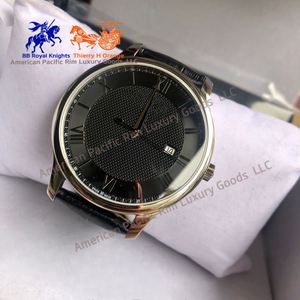 Reloj de Cuarzo de Lujo para Hombre de Alta Gama, Calidad 5A, Correa de Cuero, Escala de Números Romanos, Correa Impermeable, Calendario - Product Image 1