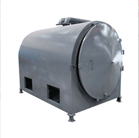 Four de carbonisation motorisé à haute température pour paille et bois, écologique, vert, capacité 0,3-3t/jour, économie d'énergie