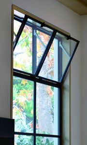 Finestra a Battente in Vetro Temperato con Design ad Arco Esterno in <span class=keywords><strong>Ferro</strong></span> e Acciaio - Product Image 5