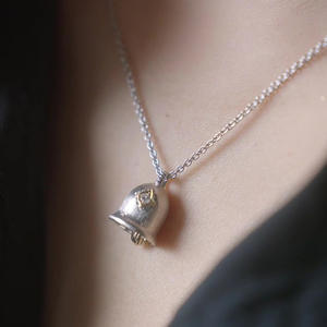 Autumn Winter Layering S925 Pure Silver Star Shaped Necklace <b>Brushed</b> <b>Round</b> Ball with High-End Platinum Finish - Product Image 3