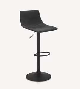 Tabouret de <span class=keywords><strong>Bar</strong></span> Pivotant Logo Double Anneau Tabouret Pivotant avec Dossier Rembourré et Siège Tabouret de <span class=keywords><strong>Bar</strong></span> Chromé - Product Image 5