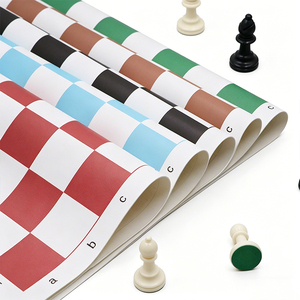 Set di <span class=keywords><strong>Scacchi</strong></span> in Pelle 51*51cm, Scacchiera Pieghevole Portatile, Accessori per Gioco da Tavolo per <span class=keywords><strong>Principianti</strong></span>, Vendita all'Ingrosso - Product Image 5