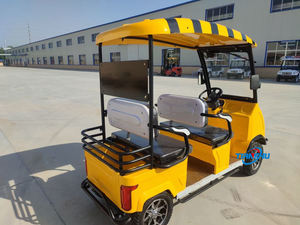 Popolare giallo piccolo animale modello Golf Cart 2 posti turismo auto Mini elettrico Golf Cart in vendita - Product Image 6
