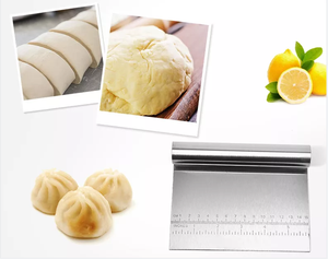 Individueller Edelstahl Kuchen Teigkratzer Schneider Bankkratzer mit Messfunktion - Product Image 4