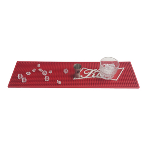 Customizable Silicone PVC Bar Mat Rubber Beer Spill Pad <b>Pub</b> Rail Mat Drip Tray Non Slip Counter Service Mat <b>Table</b> Mat - Product Image 4