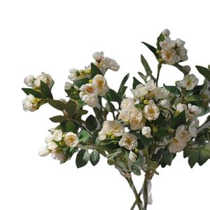 AR-251 Evelyn Rose multi-têtes Rose tissu de soie artificielle Rose fleur pour la photographie d'art - Product Image 1