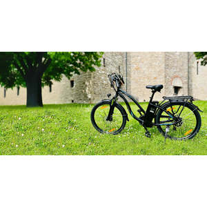Bicicleta Eléctrica Urbana Bodywel A26 de Una Velocidad con Asistencia, Motores de 36V 250W en Rueda Delantera y Trasera, Cuadro de Aluminio, 62 Millas de Autonomía, 25 km/h - Product Image 3