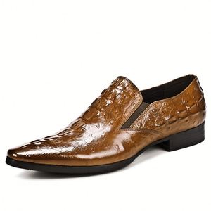 Chaussures pour hommes en cuir véritable, confortables, respirantes, fabriquées à la main en Italie, chaussures Oxford de style britannique à trois brides, chaussures habillées - Product Image 5