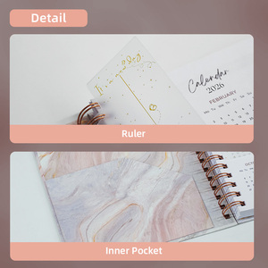 2026 2027 tùy chỉnh in ấn xoắn ốc hàng tháng máy tính xách tay thiết lập mục tiêu kế hoạch Tạp Chí - Product Image 3