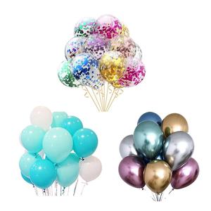 High Quality Custom logo Birthday Graduation Party <b>Balloon</b> Decoration Pearl White Gold Metallic 5 Inches Latex <b>Balloons</b> - Product Image 2