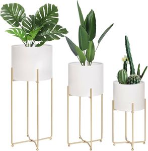 Large Multi-functional Powder Coated Metal Gold Luxury Iron Patio Plant <b>Support</b> <b>Flower</b> Stand Propagator Kit for Home Garden - Product Image 1