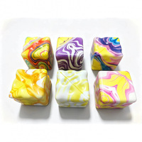 Jouet anti-stress souple et coloré en forme de fromage arc-en-ciel à remontée lente, idéal pour soulager l'anxiété et le stress, cadeau pour enfants, fournitures de fête en gros
