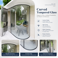 Verre trempé incurvé LOW-E sur mesure pour murs-rideaux, fenêtres, façades et projets architecturaux modernes écoénergétiques