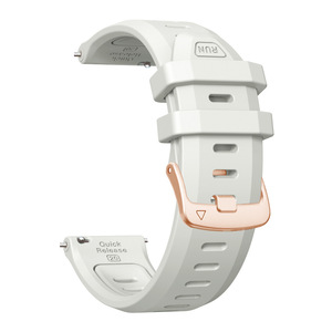 Bracelet de montre intelligente sport en silicone bicolore à barre à ressort de 20 mm pour <span class=keywords><strong>Garmin</strong></span> 165 <span class=keywords><strong>55</strong></span> 245 Forerunner70/170 pour femmes - Product Image 5