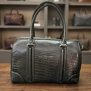 Sacs à main décontractés de luxe pour femmes en cuir véritable, pliables, 3 compartiments + fermeture éclair, imperméables, grande capacité, résistants à l'eau, légers et tendance - Product Image 1