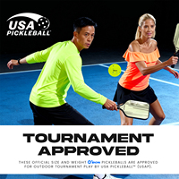 6CS sac portable Logo personnalisé 40 trous pickleball USAPA approuvé intérieur extérieur tournoi entraînement pratique PE matériel