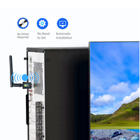 Adaptateur USB externe Wi-Fi sans fil 600m avec logo personnalisé, pilote gratuit, prix d'usine, en stock