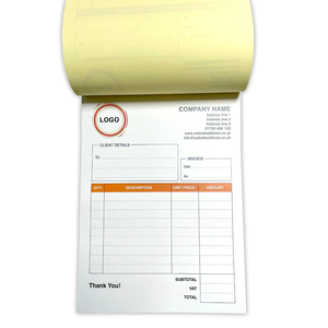 Libro <span class=keywords><strong>de</strong></span> Pedidos Personalizado Ecológico, Recibo, Factura, Papel Autocopiativo, 50 Juegos, Blanco y Amarillo, Libro <span class=keywords><strong>de</strong></span> Albaranes - Product Image 2