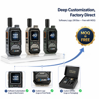 Produsen Radio XUNLIBAO PoC OEM ODM Logo Kustom Tanpa Biaya Platform Kartu SIM Seumur Hidup GPS 4G W900 Walkie Talkie Genggam Global