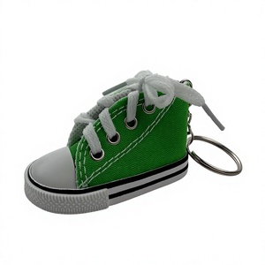 Porte-clés personnalisé fait main, créatif, en forme de chaussures en toile colorées, pour la décoration de <span class=keywords><strong>mini</strong></span>-poupées - Product Image 1