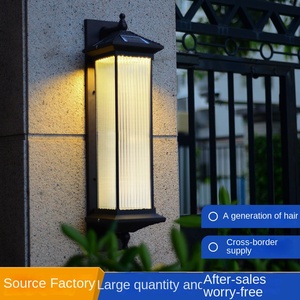 Européenne Imperméable Extérieur Rétro En Aluminium Cour Led Appliques Murales Industrielles Vintage Verre E27 Applique Extérieure Pour Jardin - Product Image 5