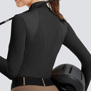 Top Quality <b>Equestrian</b> Clothing Customized <b>Equestrian</b> Shirts Wholesale Sleeveless Women <b>Equestrian</b> Base Layer Shirt - Product Image 6
