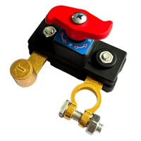 Interrupteur de coupure de batterie double tension 12V 24V pour voiture, structure en alliage de zinc, déconnexion du pôle négatif, bouton sans outil, conception PCB