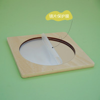 Jouets Montessori JET OEM, miroir pour bébé, puzzle, jouet éducatif et de développement pour la petite enfance, planche de puzzle, jouets éducatifs