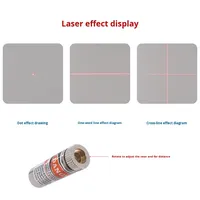 Lampe de positionnement laser pour découpe de vêtements, lumière rouge, ligne croisée, infrarouge, double usage, matériau silicone, 0,5 kg, fabriqué en Chine