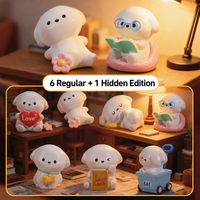 Schattig cartoon resin 3D geprint creatief dierenfiguurtje ornament figuurtjes karakterfiguren speelgoed cadeaus bureau aquarium ornament