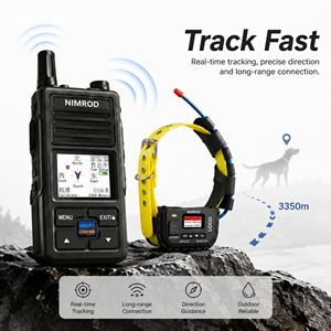 Radio bidirectionnelle <span class=keywords><strong>longue</strong></span> <span class=keywords><strong>portée</strong></span> avec collier GPS double pour les fermes d'élevage isolées hors réseau - Product Image 1