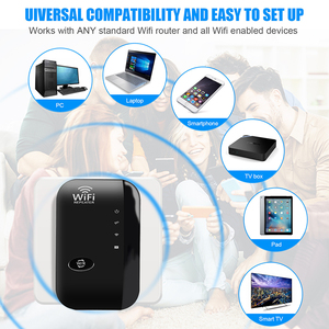 Venta caliente Wifi repetidor inalámbrico <span class=keywords><strong>N</strong></span> 802,11 <span class=keywords><strong>N</strong></span>/B/G Red Wifi Router 300Mbps extensor - Product Image 5
