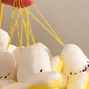 Lindo Llavero de Peluche de Plátano, Colgante de Fruta Suave, Adorno 3D de Dibujos Animados para Bolsos y Mochilas, Regalo - Product Image 4