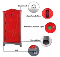 Toilette Portable de luxe en plastique HDPE, salle de bains préfixe, Portable, à vendre, vente en gros, livraison gratuite