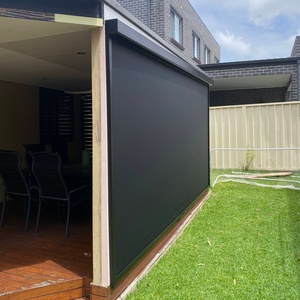 Stores enrouleurs électriques à glissière extérieure, imperméables, résistants au vent, écran rétractable pour patio, balcon, pergola - Product Image 3