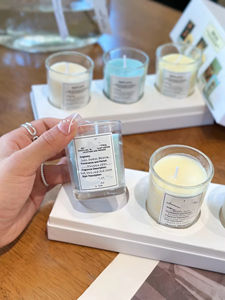 Aromaterapia de Lujo Personalizada de 100G, Transparente, Elegante, Decoración de Interiores y Regalos para Fiestas C-03 - Product Image 3