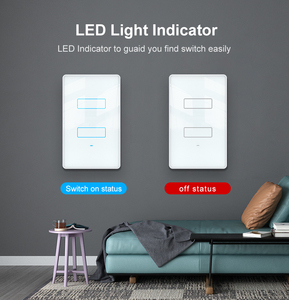 Thông minh sống cuộc sống thông minh 1/2/<span class=keywords><strong>3</strong></span>/4 <span class=keywords><strong>gang</strong></span> tuya Wifi ZigBee chuyển đổi ánh sáng với tường điện cảm ứng thông minh chuyển đổi - Product Image 3