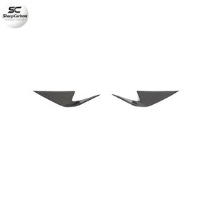 Ailerons avant en fibre de carbone pour <span class=keywords><strong>Porsche</strong></span> 9J1 <span class=keywords><strong>Taycan</strong></span> <span class=keywords><strong>S</strong></span>/4S berline 4 portes 2019 - 2024 - Product Image 3